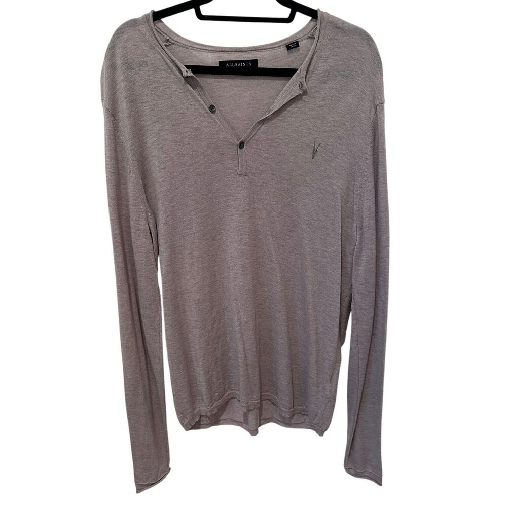 ALLSAINTS Grey Henley